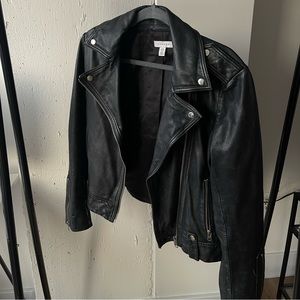 COPY - Top shop Mona leather biker jacket